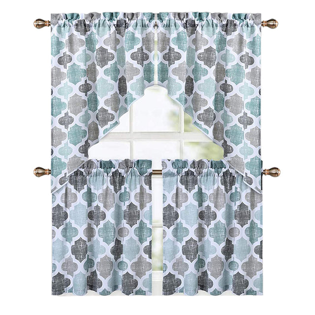 Swag Curtain Valances for Bathroom, Kitchen